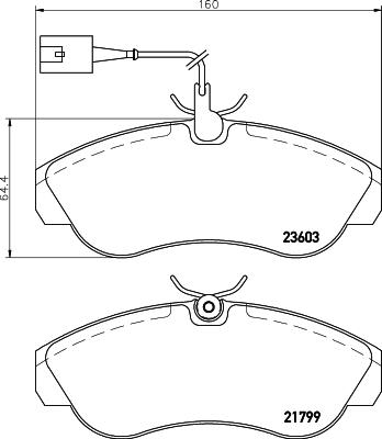 Cobreq N-566 - Kit pastiglie freno, Freno a disco autozon.pro