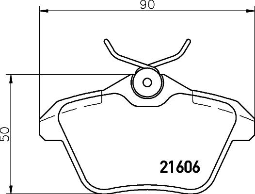 Cobreq N-608 - Kit pastiglie freno, Freno a disco autozon.pro