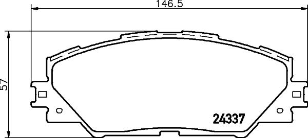 Cobreq N-1456 - Kit pastiglie freno, Freno a disco autozon.pro