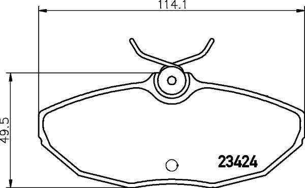 Cobreq N-1450 - Kit pastiglie freno, Freno a disco autozon.pro