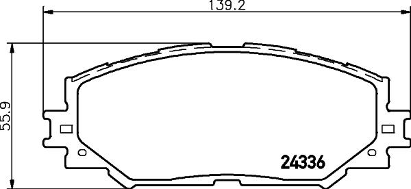 DJ Parts BP1641 - Kit pastiglie freno, Freno a disco autozon.pro