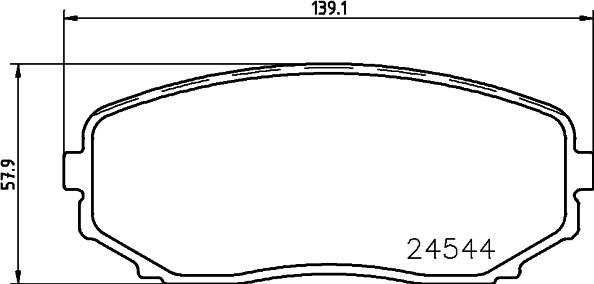 Cobreq N-1467 - Kit pastiglie freno, Freno a disco autozon.pro