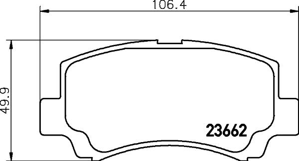 Cobreq N-1486 - Kit pastiglie freno, Freno a disco autozon.pro