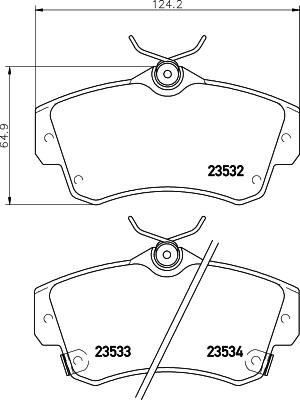 Cobreq N-1425 - Kit pastiglie freno, Freno a disco autozon.pro