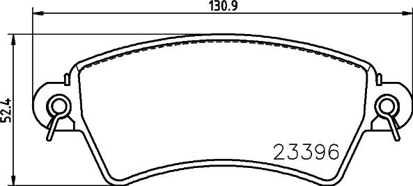 Cobreq N-1165 - Kit pastiglie freno, Freno a disco autozon.pro