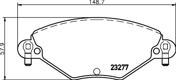 Cobreq N-1174 - Kit pastiglie freno, Freno a disco autozon.pro