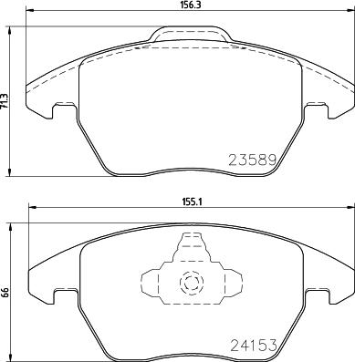 Cobreq N-1175 - Kit pastiglie freno, Freno a disco autozon.pro