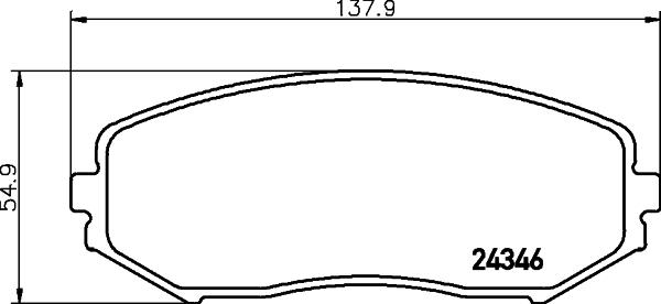 Cobreq N-1399 - Kit pastiglie freno, Freno a disco autozon.pro