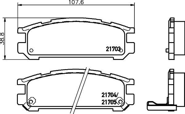 Cobreq N-1353 - Kit pastiglie freno, Freno a disco autozon.pro