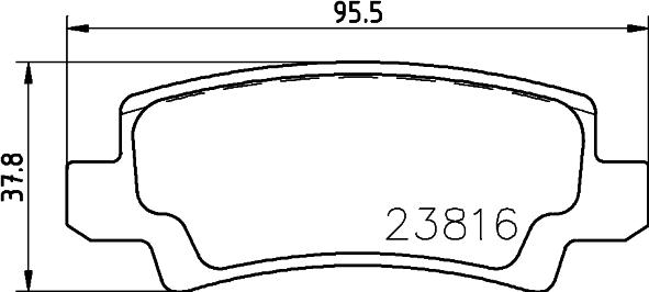 Cobreq N-1334 - Kit pastiglie freno, Freno a disco autozon.pro