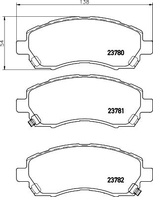 Cobreq N-1336 - Kit pastiglie freno, Freno a disco autozon.pro