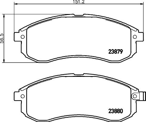 Cobreq N-1337 - Kit pastiglie freno, Freno a disco autozon.pro