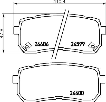 Cobreq N-1292 - Kit pastiglie freno, Freno a disco autozon.pro