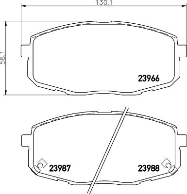 Cobreq N-1247 - Kit pastiglie freno, Freno a disco autozon.pro