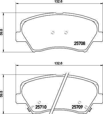 Cobreq N-1272 - Kit pastiglie freno, Freno a disco autozon.pro