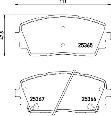 Cobreq N-1711 - Kit pastiglie freno, Freno a disco autozon.pro