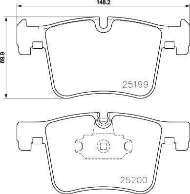 Cobreq N-1728 - Kit pastiglie freno, Freno a disco autozon.pro