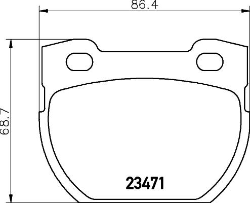 Cobreq N-867 - Kit pastiglie freno, Freno a disco autozon.pro