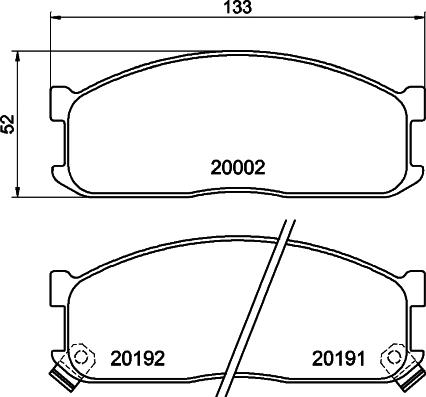 Cobreq N-886 - Kit pastiglie freno, Freno a disco autozon.pro