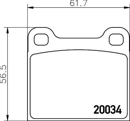 Cobreq N-302 - Kit pastiglie freno, Freno a disco autozon.pro