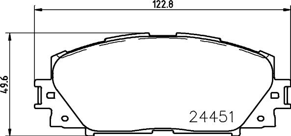 Cobreq N-2048 - Kit pastiglie freno, Freno a disco autozon.pro