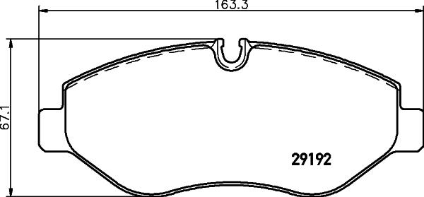 Cobreq N-2055 - Kit pastiglie freno, Freno a disco autozon.pro