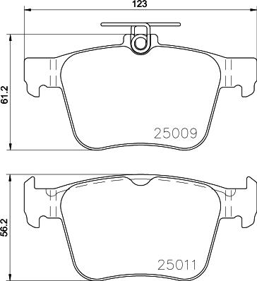 Cobreq N-2000 - Kit pastiglie freno, Freno a disco autozon.pro