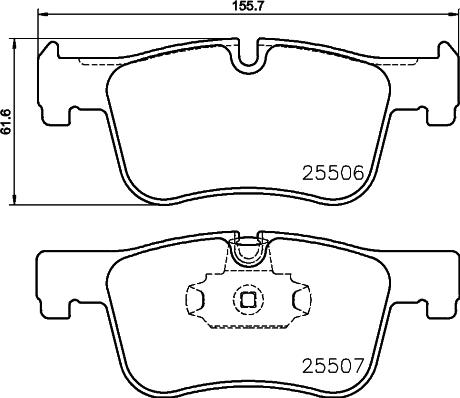 Cobreq N-2076 - Kit pastiglie freno, Freno a disco autozon.pro