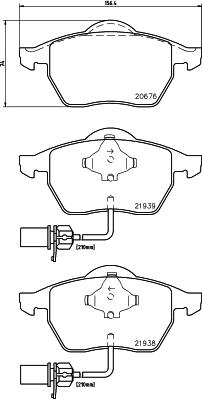 Cobreq N-282 - Kit pastiglie freno, Freno a disco autozon.pro