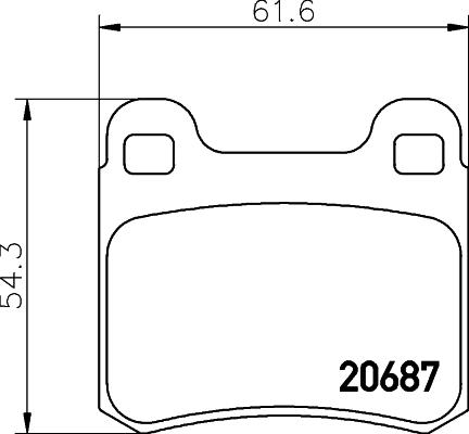 Cobreq N-724 - Kit pastiglie freno, Freno a disco autozon.pro