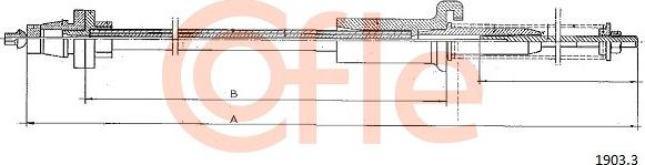 Cofle 92.1903.3 - Cavo acceleratore autozon.pro