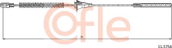 Cofle 92.11.5754 - Cavo comando, Freno stazionamento autozon.pro