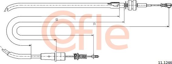 Cofle 92111246 - Cavo acceleratore autozon.pro