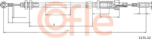 Cofle 92.1171.12 - Cavo comando, Freno stazionamento autozon.pro