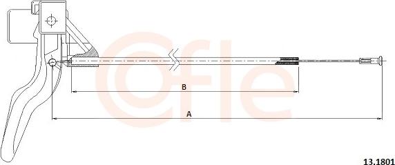 Cofle 92.13.1801 - Cavo comando cofano motore autozon.pro