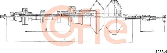 Cofle 92.1253.4 - Cavo acceleratore autozon.pro