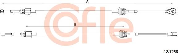 Cofle 92.12.7258 - Cavo comando, Cambio manuale autozon.pro
