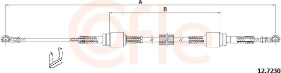 Cofle 92.12.7230 - Cavo comando, Cambio manuale autozon.pro
