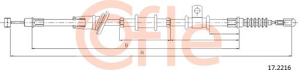Cofle 92.17.2216 - Cavo comando, Freno stazionamento autozon.pro