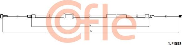 Cofle 92.1.FI033 - Cavo comando, Freno stazionamento autozon.pro