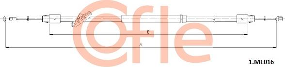 Cofle 92.1.ME016 - Cavo comando, Freno stazionamento autozon.pro