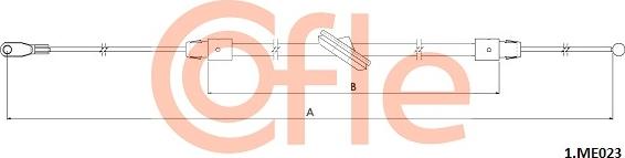 Cofle 92.1.ME023 - Cavo comando, Freno stazionamento autozon.pro