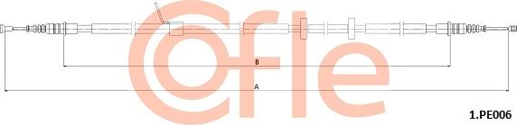 Cofle 92.1.PE006 - Cavo comando, Freno stazionamento autozon.pro