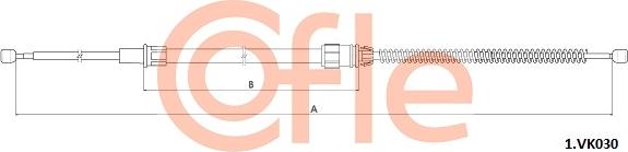Cofle 92.1.VK030 - Cavo comando, Freno stazionamento autozon.pro