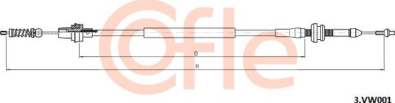 Cofle 92.3.VK001 - Cavo acceleratore autozon.pro