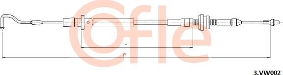 Cofle 92.3.VK002 - Cavo acceleratore autozon.pro