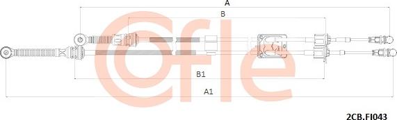 Cofle 92.2CB.FI043 - Cavo comando, Cambio manuale autozon.pro