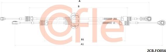 Cofle 92.2CB.FO016 - Cavo comando, Cambio manuale autozon.pro