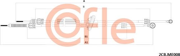 Cofle 92.2CB.ME008 - Cavo comando, Cambio manuale autozon.pro