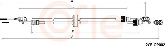 Cofle 92.2CB.OP002 - Cavo comando, Cambio manuale autozon.pro